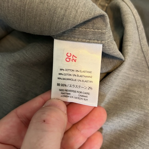 J.Crew Mercantile Casual Button Down Shirt Size Small Gray - Picture 3 of 7